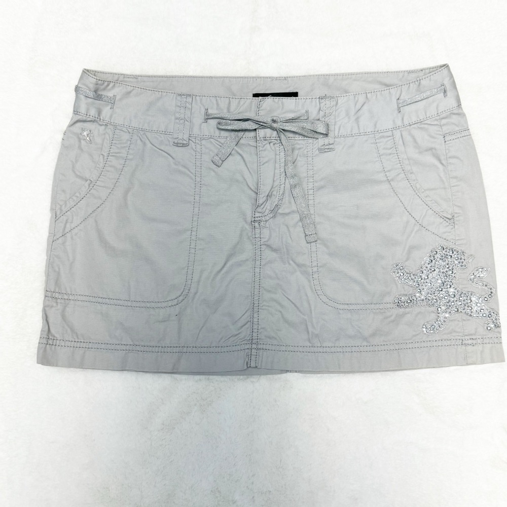 Express Light Gray mini Skirt Sz 10